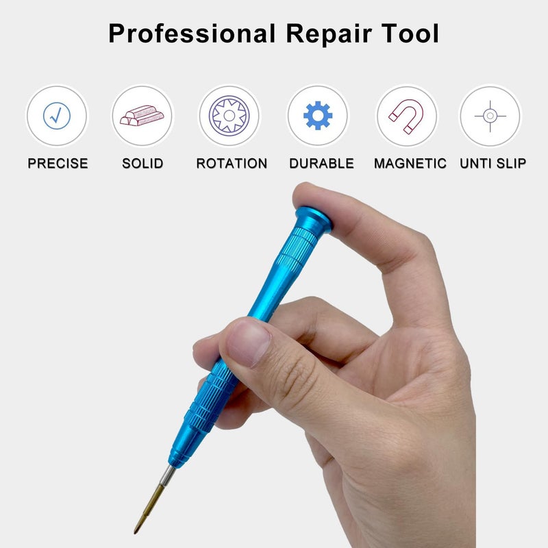 Kannony Wind Precision Phillips Screwdriver #000, Small Phillips Screwdriver PH000/1.5mm Compatible with iPhone MacBook DJI Propeller & Switch, S2 High Alloy Steel Head, Magnetic Tip, 360Â° Swivel Cap - Image 3